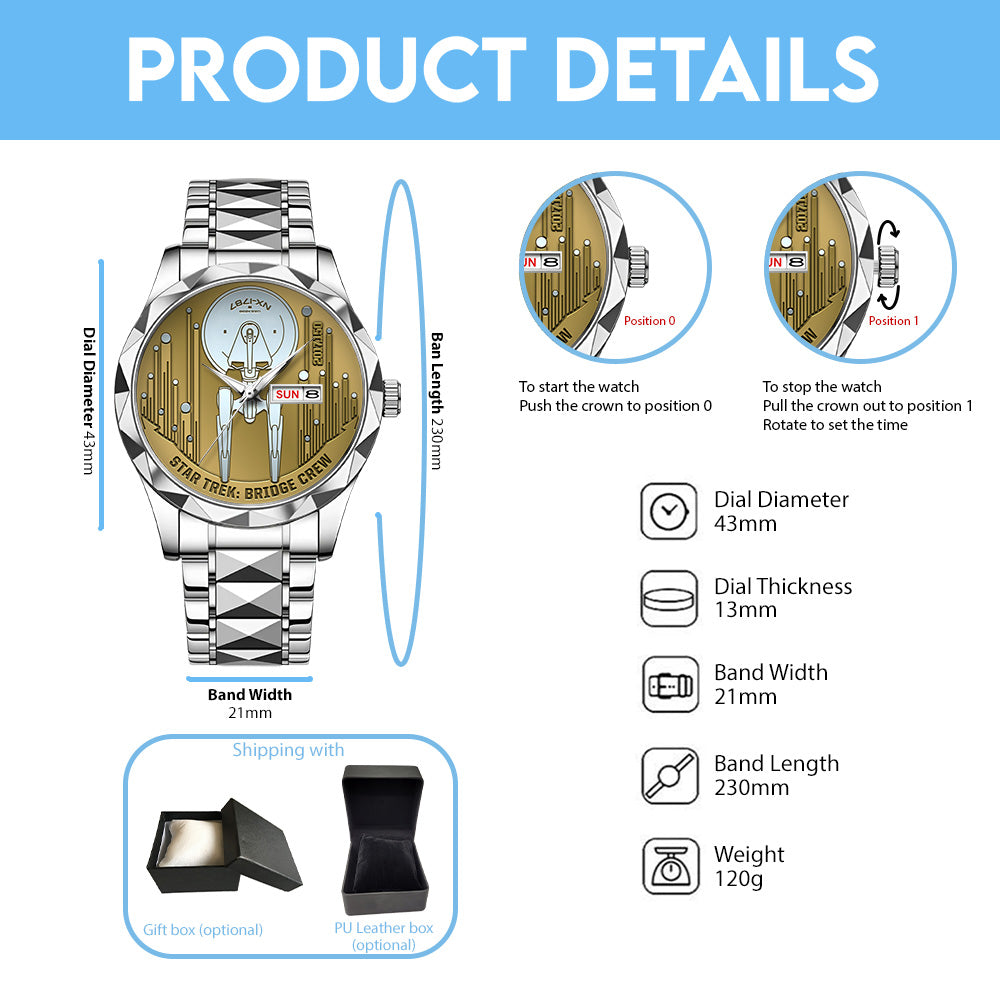 Star Trek Alloy Luxury Quartz Watch - TANTN18963