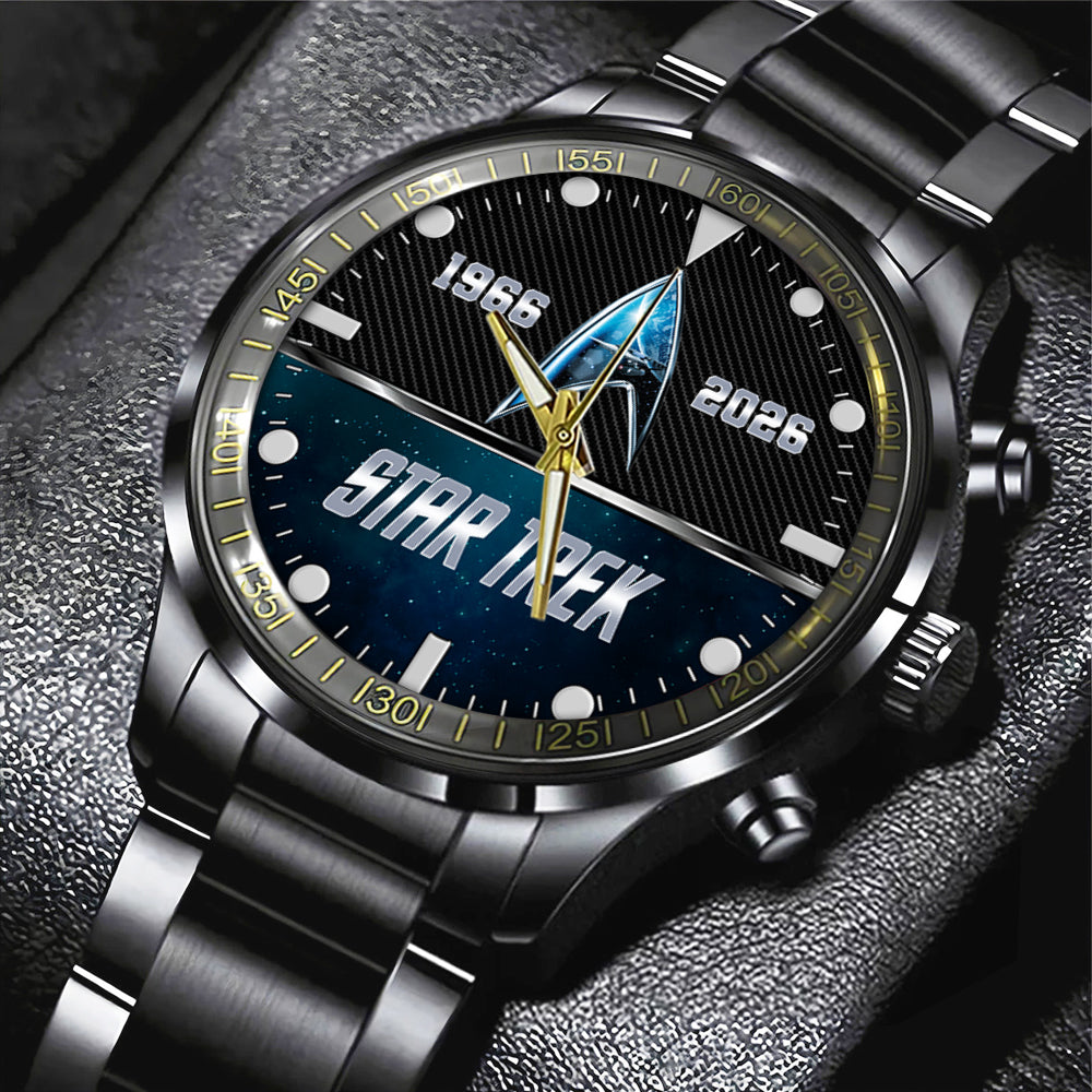 Star Trek Black Stainless Steel Watch - HOATT 11763