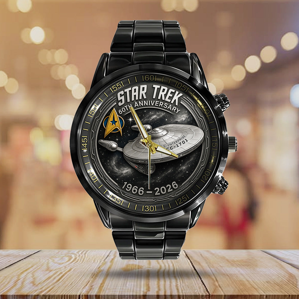 Star Trek Black Stainless Steel Watch - TANTN15694