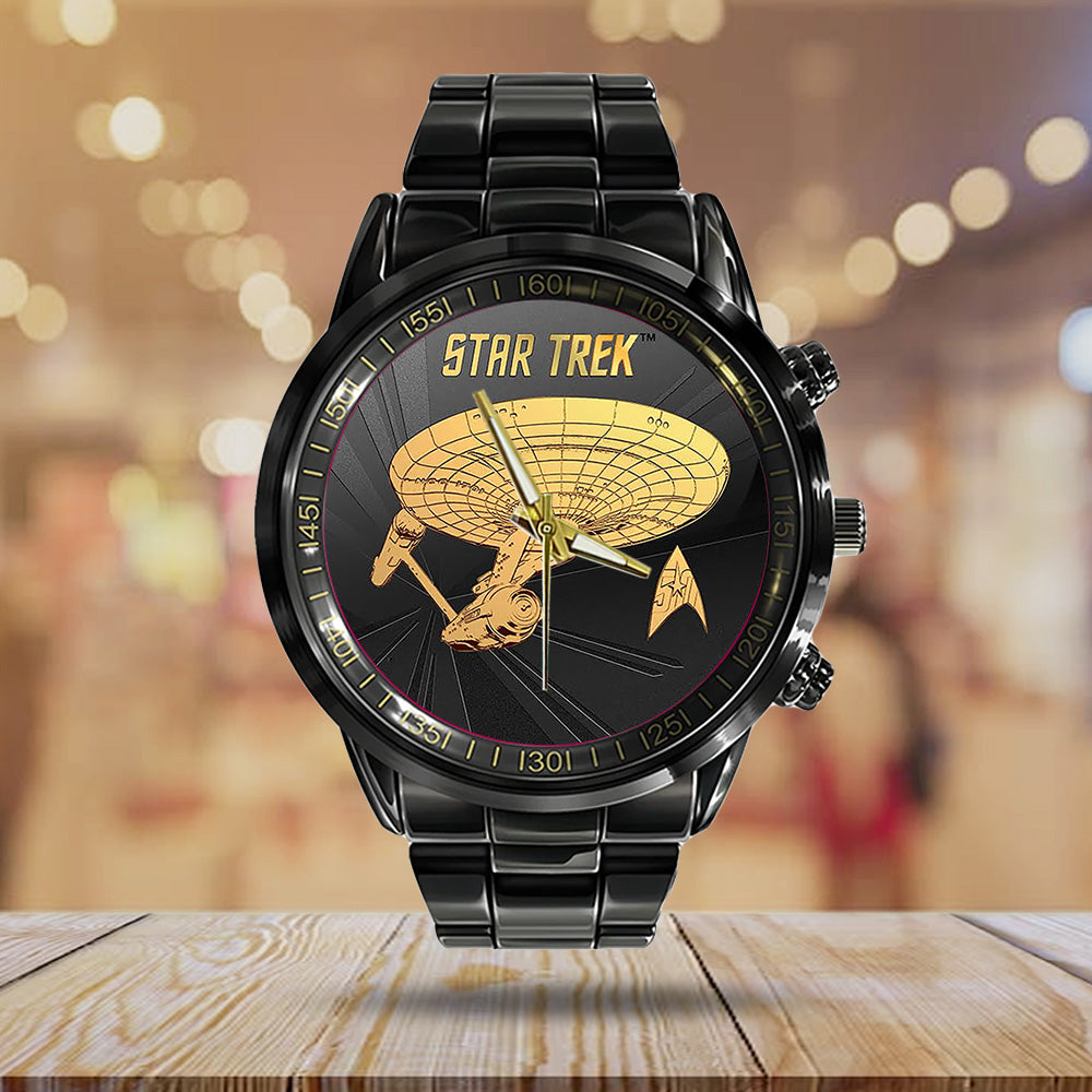 Star Trek Black Stainless Steel Watch - TANTN18436