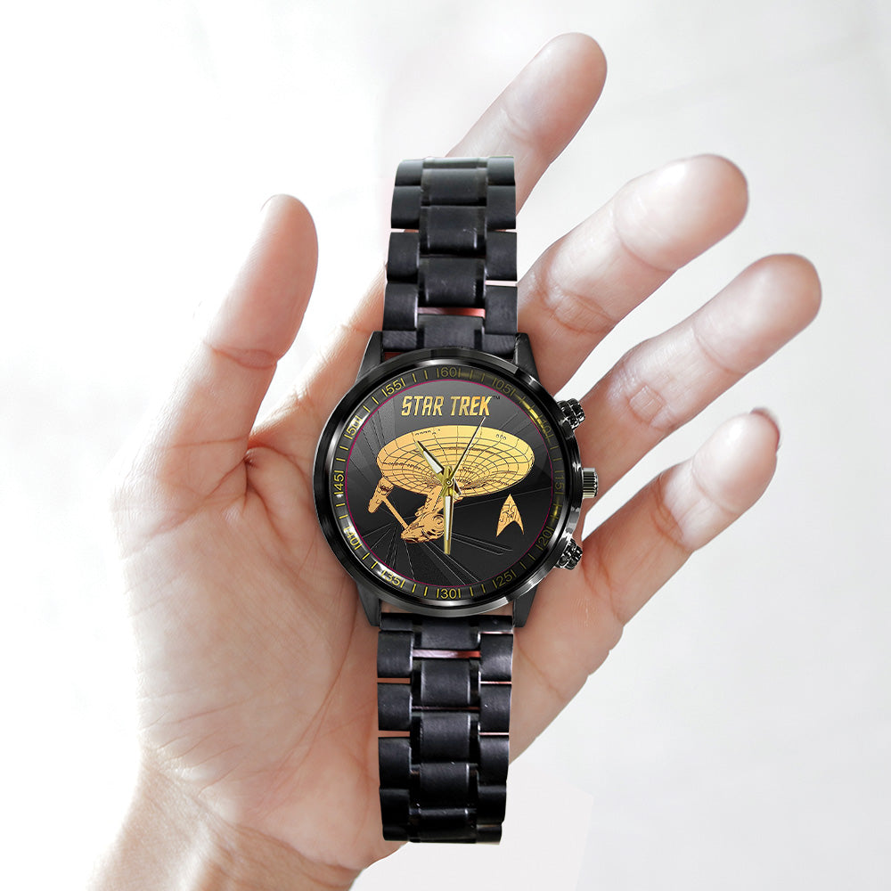 Star Trek Black Stainless Steel Watch - TANTN18436