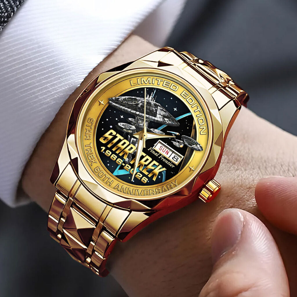 Star Trek 60th Anniversary Alloy Luxury Quartz Watch - TMTHU4091