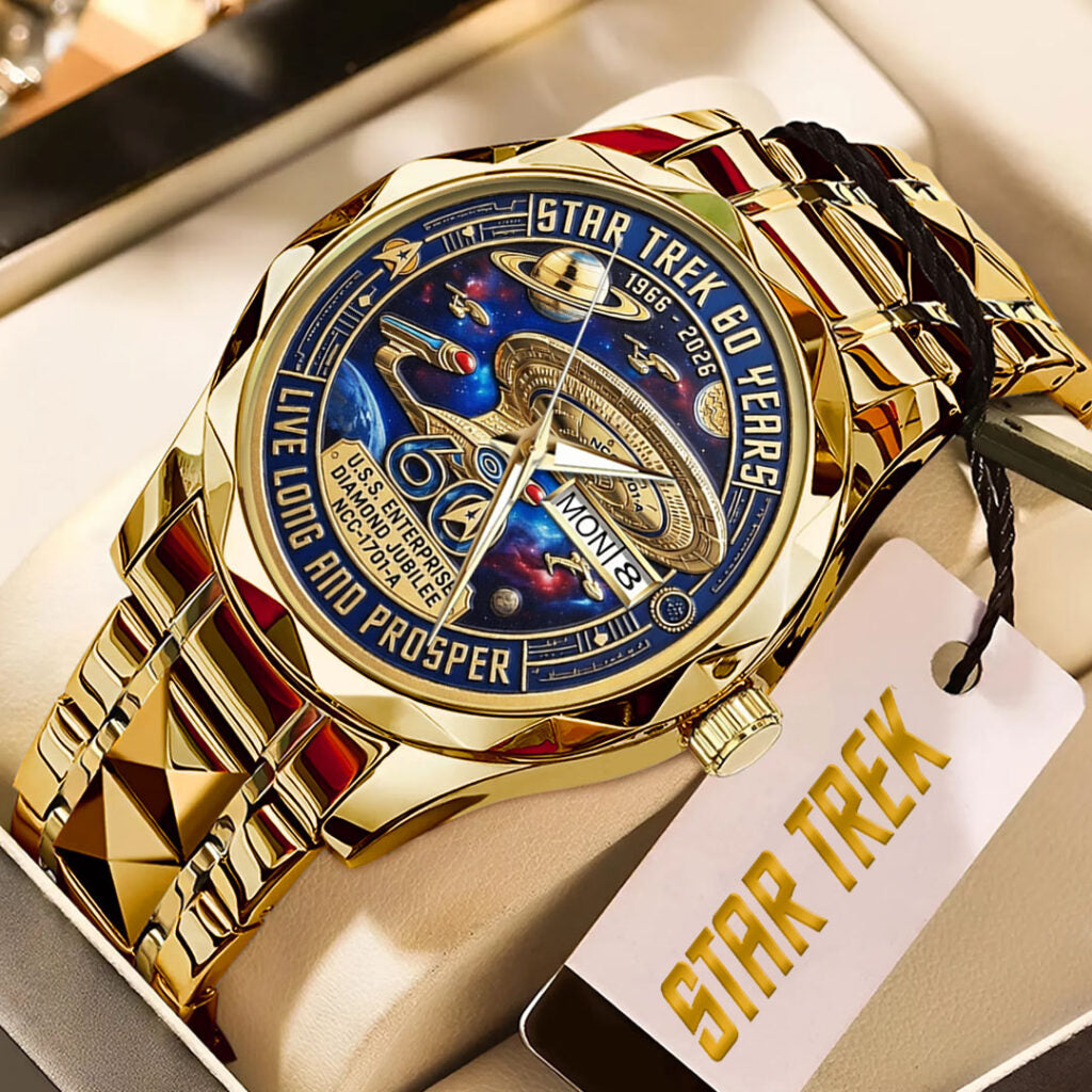 Star Trek 60th Anniversary 2026 Alloy Luxury Quartz Watch - TMTHU4257