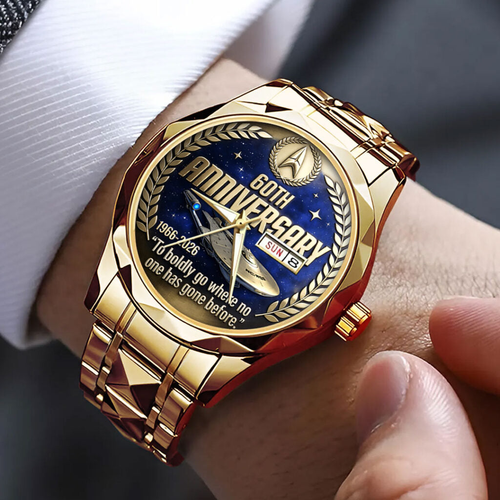 Star Trek 60th Anniversary 2026 Alloy Luxury Quartz Watch - TANTN21074