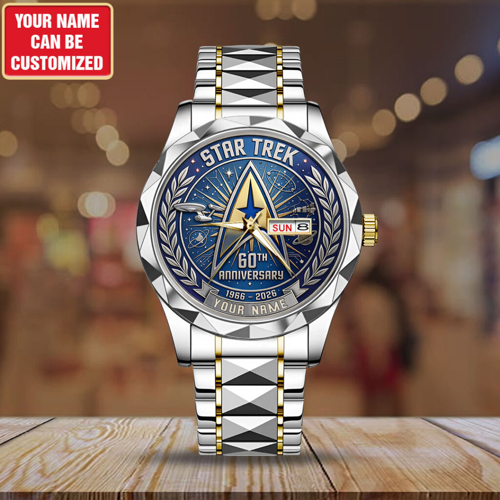 Personalized Star Trek 60th Anniversary 2026 Alloy Luxury Quartz Watch - TANTN21392