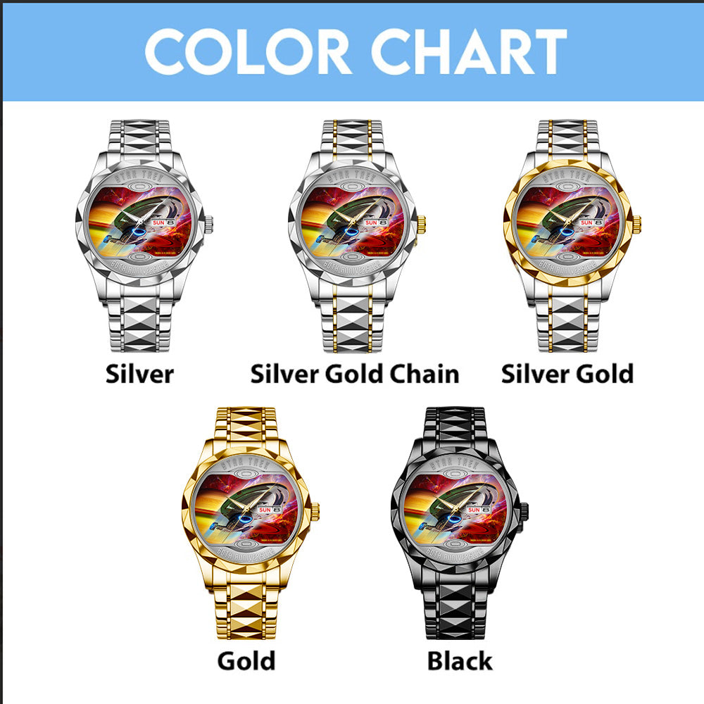 Star Trek 60th Anniversary 2026 Alloy Luxury Quartz Watch - TANTN18962