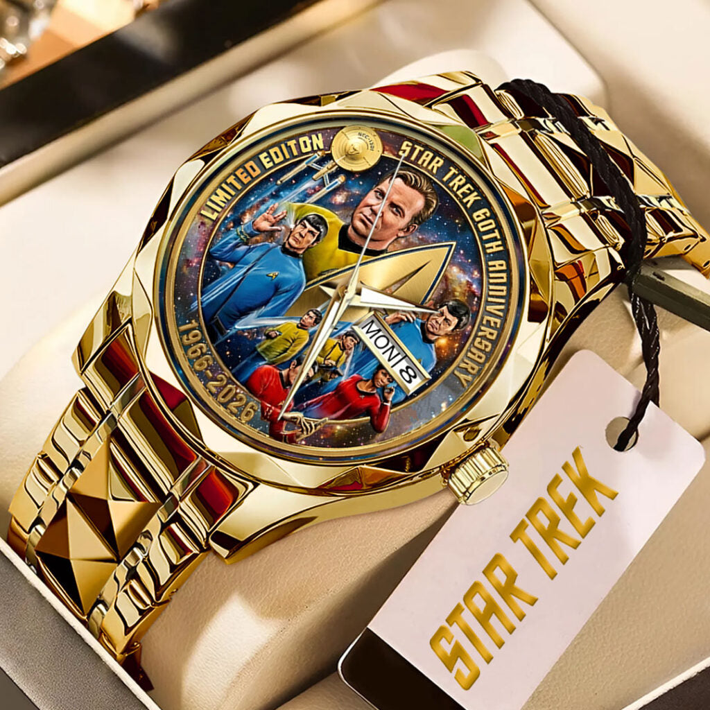 Star Trek 60th Anniversary 2026 Alloy Luxury Quartz Watch - TMTHU3934