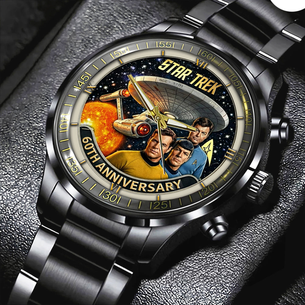 Star Trek 60th Anniversary 2026 Black Stainless Steel Watch - TMTHU4169