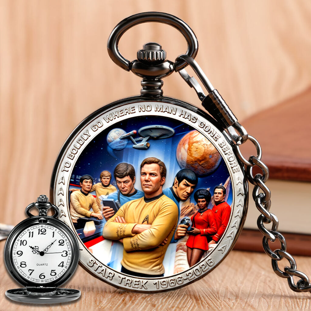 Star Trek 60th Anniversary Pocket Watch - HOATT17012