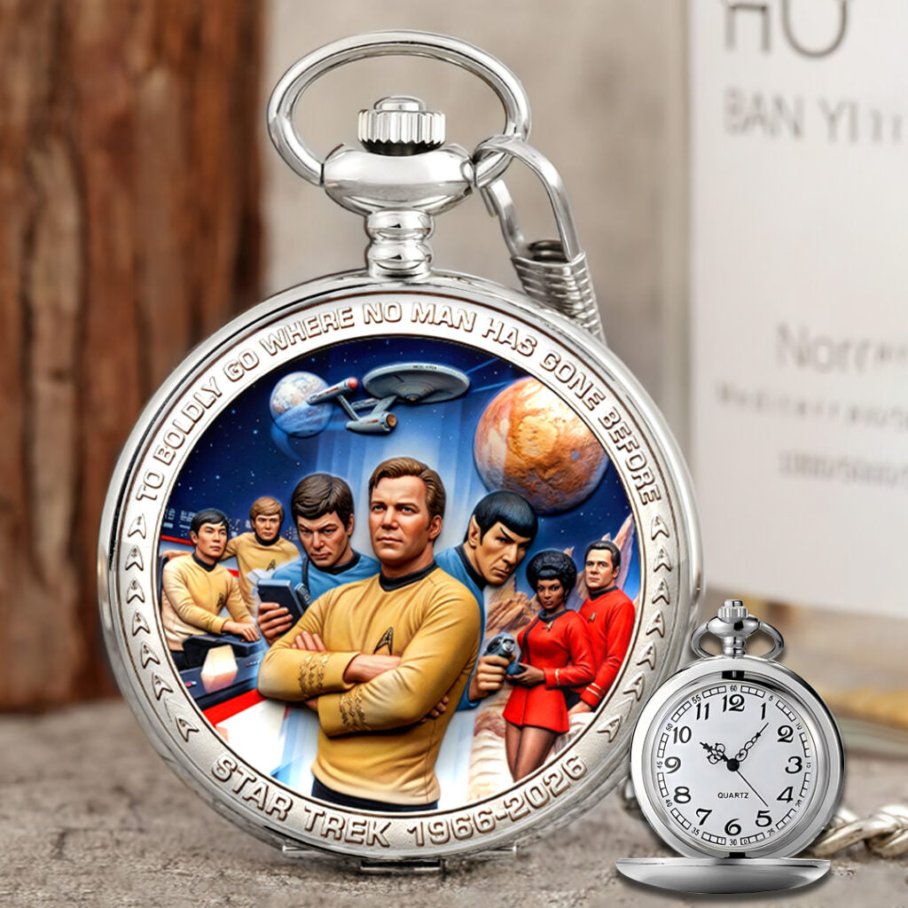 Star Trek 60th Anniversary Pocket Watch - HOATT17012