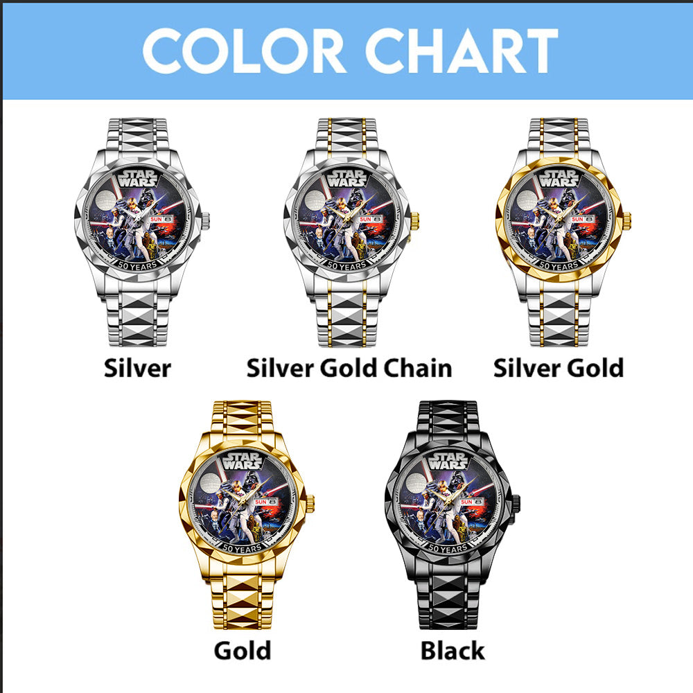 Star Wars Alloy Luxury Quartz Watch - TANTN15412