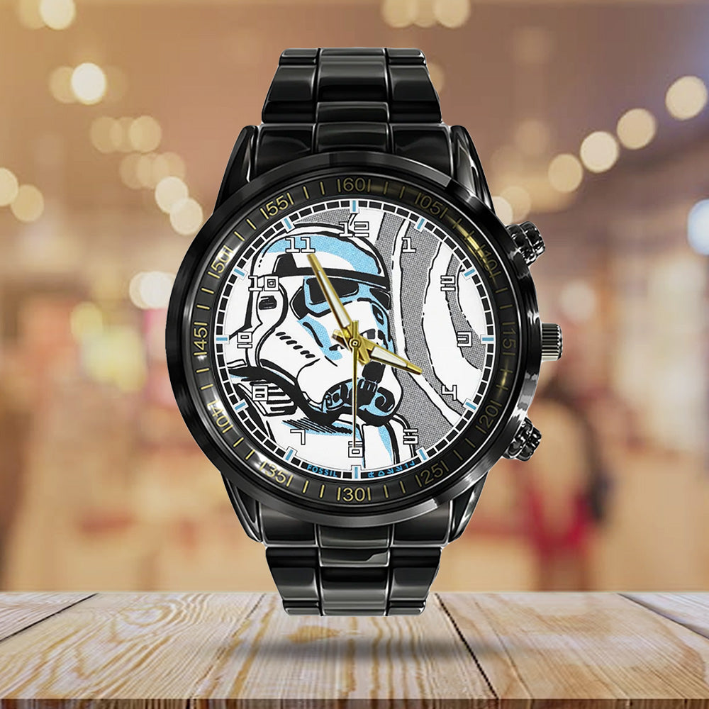 Star Wars Black Stainless Steel Watch - GNE5714