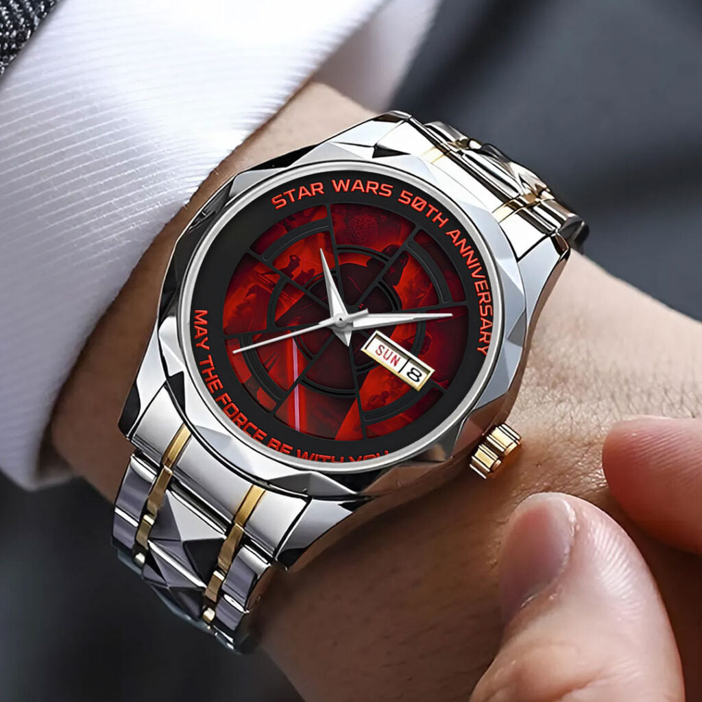 Star Wars 50th Anniversary Alloy Luxury Quartz Watch - TMTHU2343