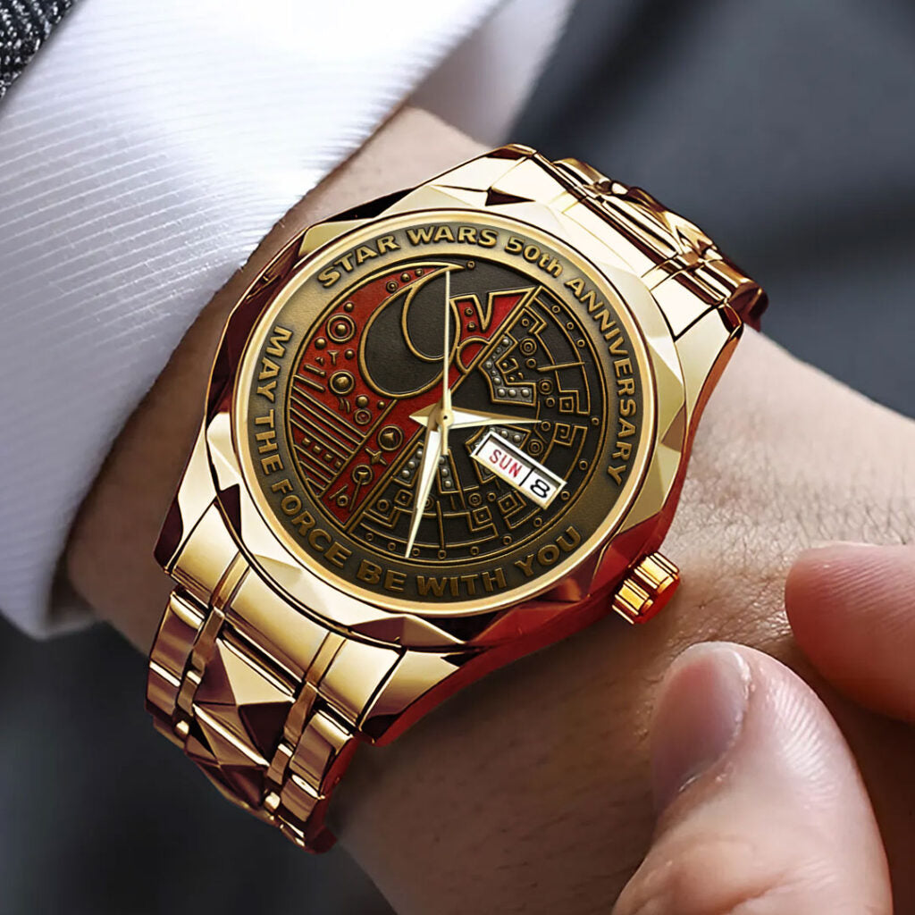 Star Wars 50th Anniversary Alloy Luxury Quartz Watch - TMTHU2600