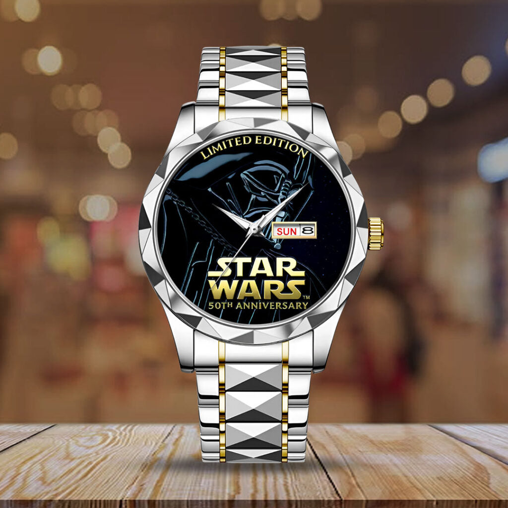 Star Wars 50th Anniversary Alloy Luxury Quartz Watch - TMTHU3044