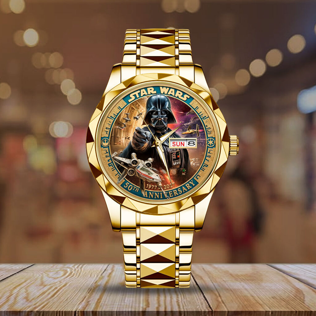 Star Wars 50th Anniversary Alloy Luxury Quartz Watch - TMTHU4303