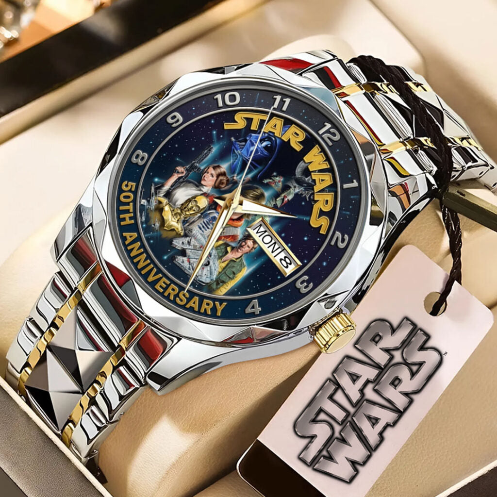 Star Wars 50th Anniversary Alloy Luxury Quartz Watch - TMTHU7124