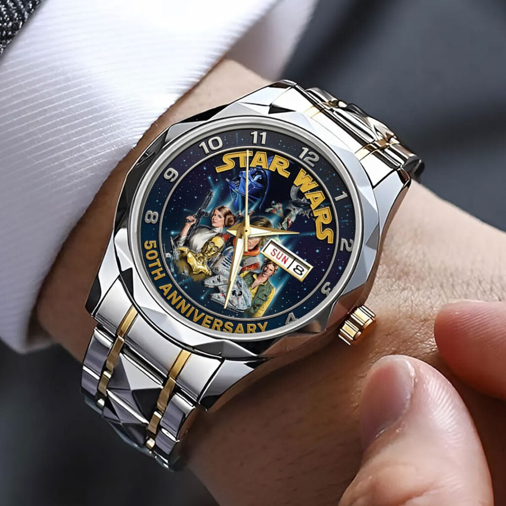 Star Wars 50th Anniversary Alloy Luxury Quartz Watch - TMTHU7124