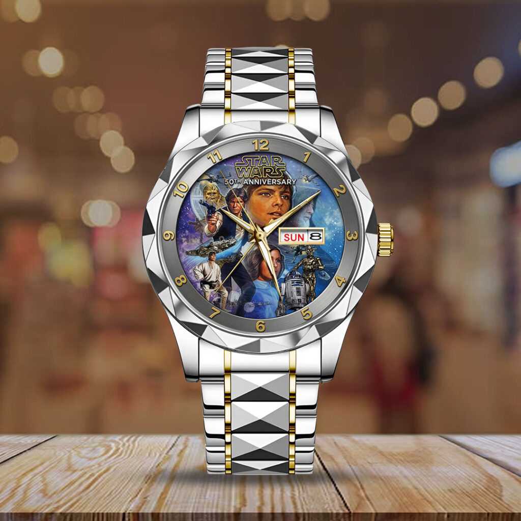 Star Wars 50th Anniversary Alloy Luxury Quartz Watch - TMTHU7137