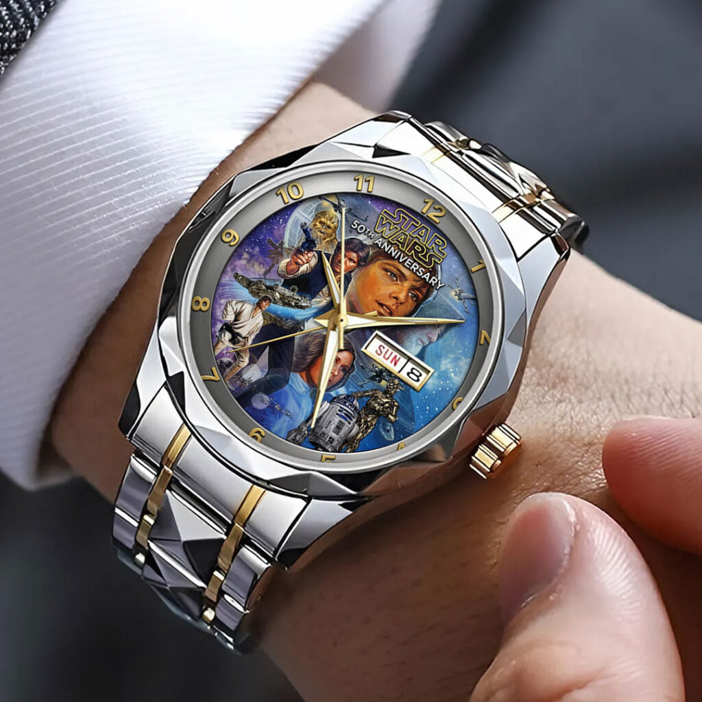 Star Wars 50th Anniversary Alloy Luxury Quartz Watch - TMTHU7137