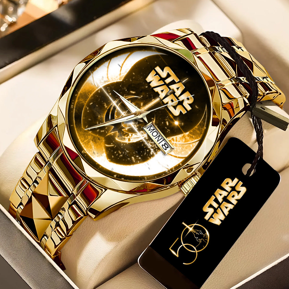 Star Wars 50th Anniversary Alloy Luxury Quartz Watch - GNE5185