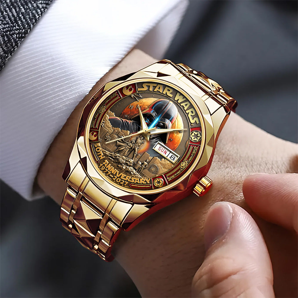 Star Wars 50th Anniversary Alloy Luxury Quartz Watch - GNE6270