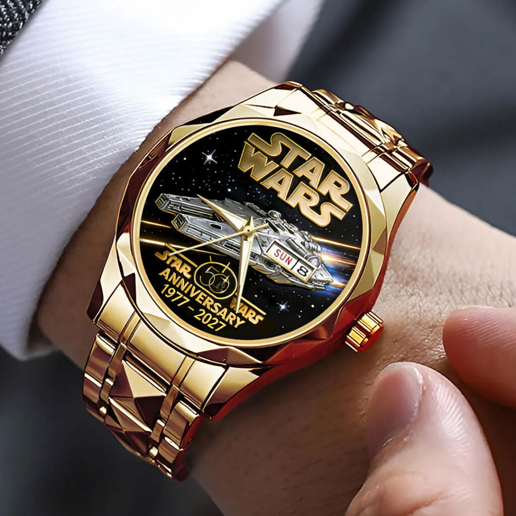Star Wars 50th Anniversary Alloy Luxury Quartz Watch - TANTN21718