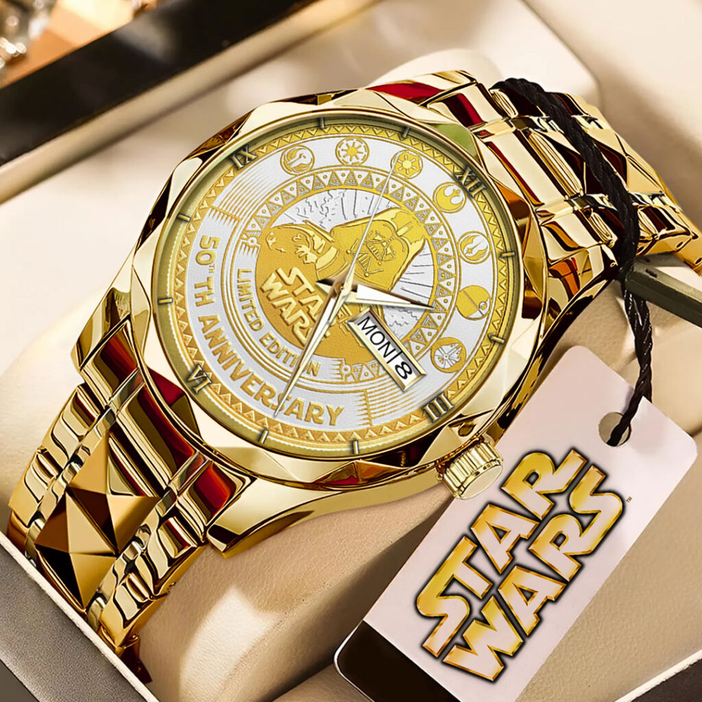 Star Wars 50th Anniversary Alloy Luxury Quartz Watch - TMTHU2645