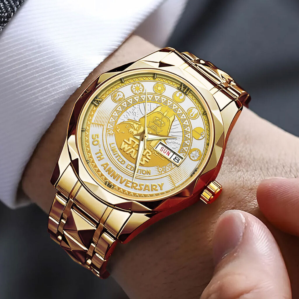 Star Wars 50th Anniversary Alloy Luxury Quartz Watch - TMTHU2645
