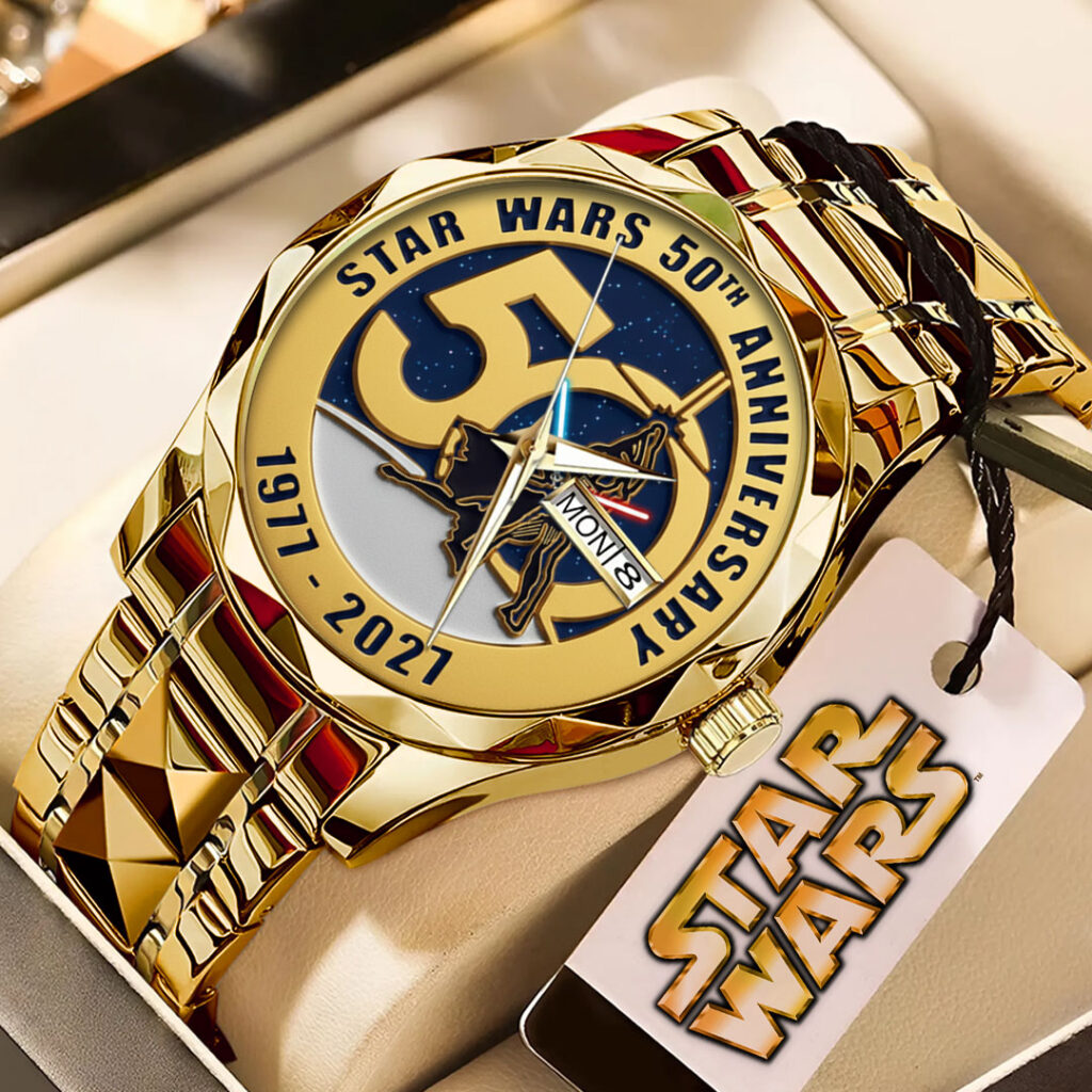 Star Wars 50th Anniversary Alloy Luxury Quartz Watch - TMTHU2884
