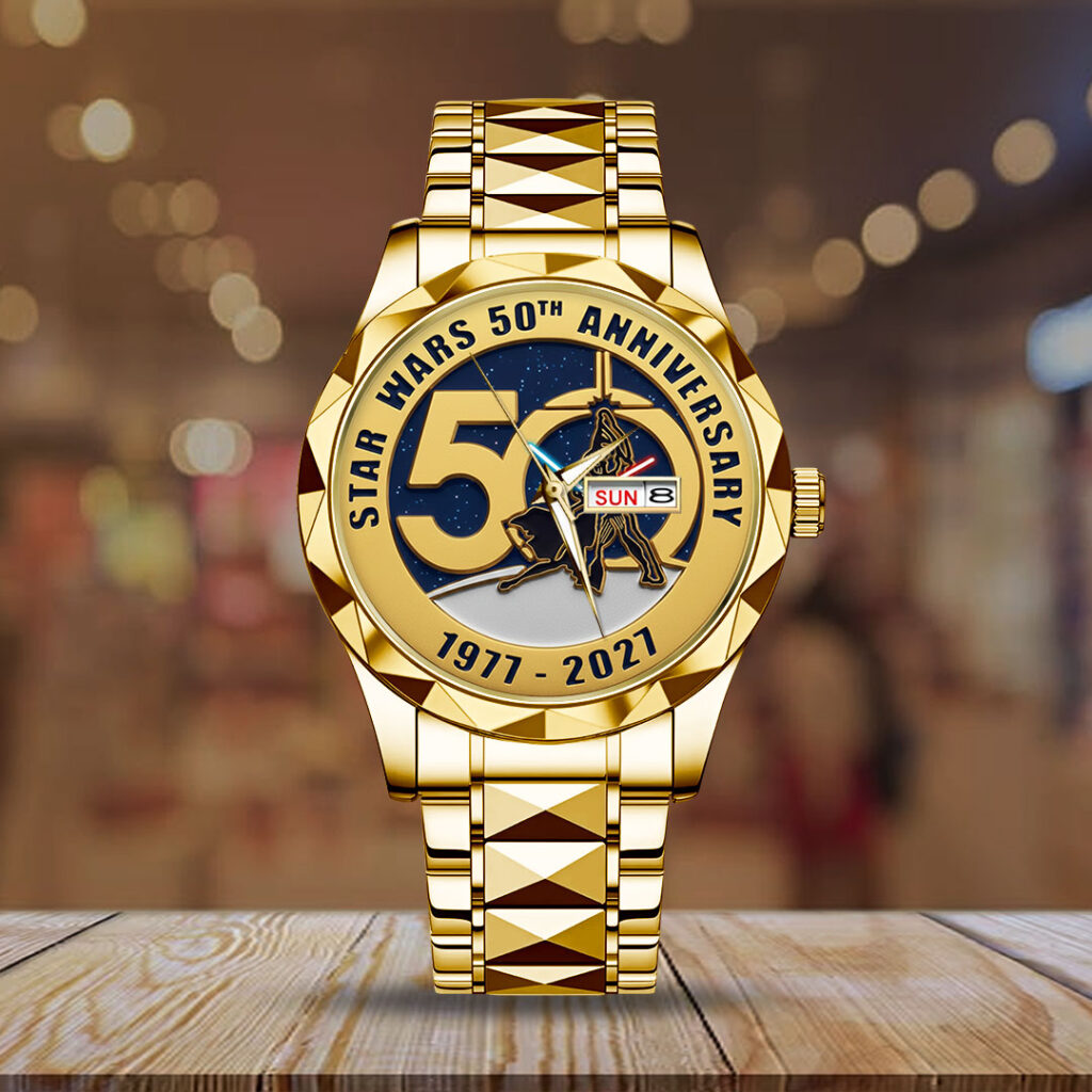 Star Wars 50th Anniversary Alloy Luxury Quartz Watch - TMTHU2884