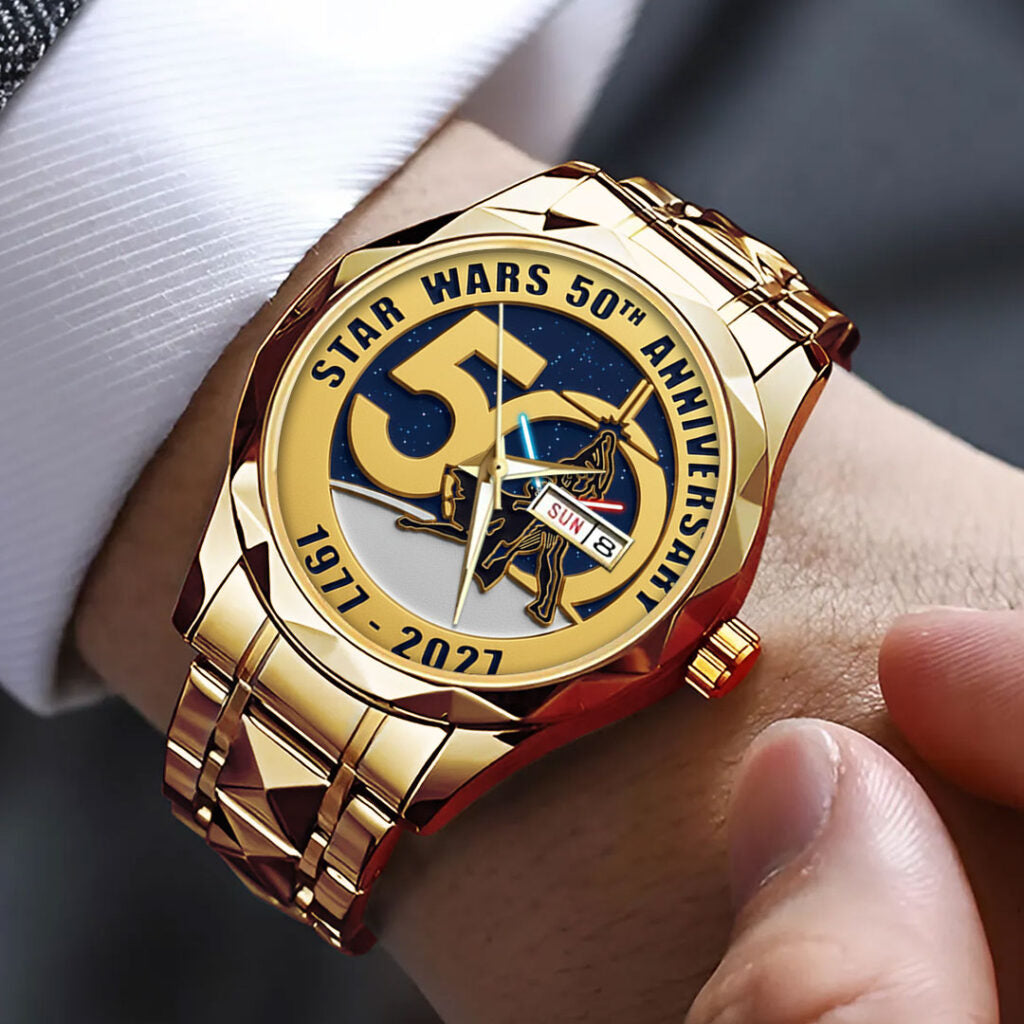 Star Wars 50th Anniversary Alloy Luxury Quartz Watch - TMTHU2884