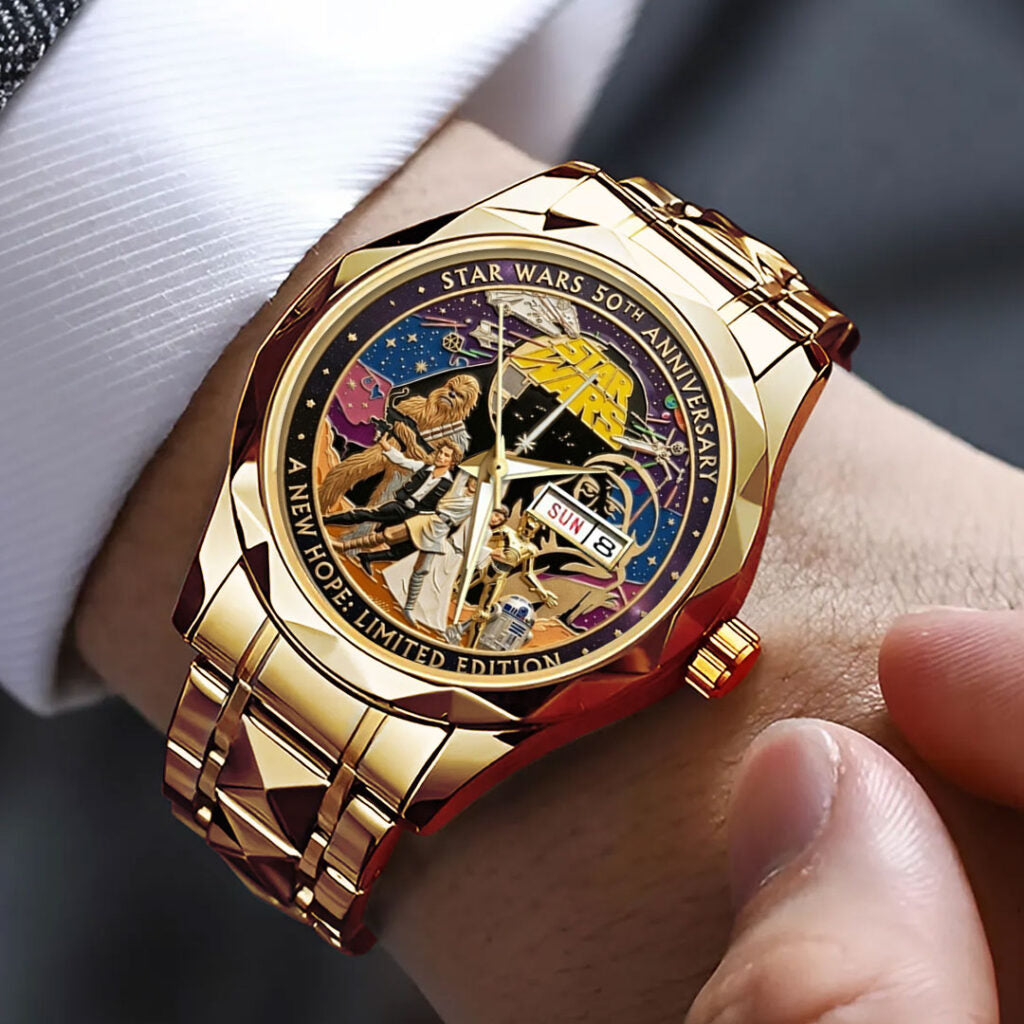 Star Wars 50th Anniversary 2027 Alloy Luxury Quartz Watch - TMTHU4261