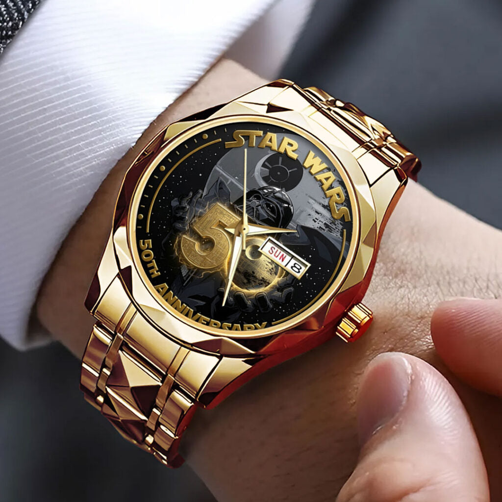 Star Wars 50th Anniversary Alloy Luxury Quartz Watch - TMTHU7115