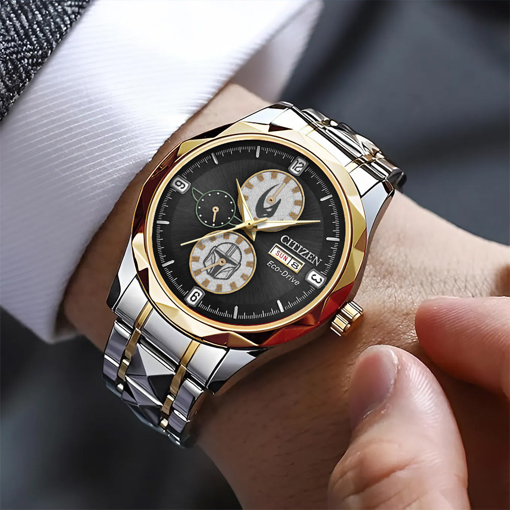 Star Wars: The Mandalorian and Grogu Alloy Luxury Quartz Watch - GNE6522
