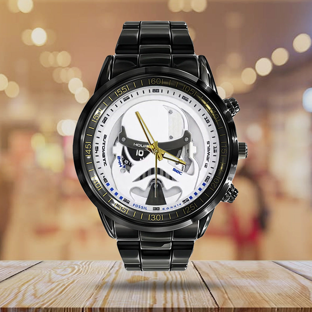 Star Wars Black Stainless Steel Watch - GNE5706