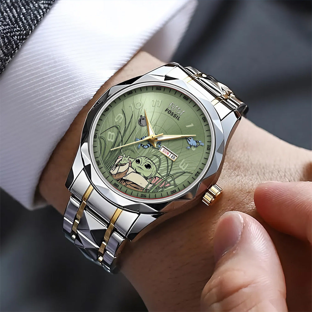 Star Wars: The Mandalorian and Grogu Alloy Luxury Quartz Watch - GNE6304