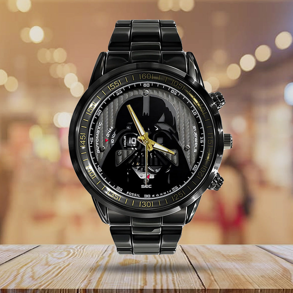 Star Wars x Darth Vader Black Stainless Steel Watch - GNE5708