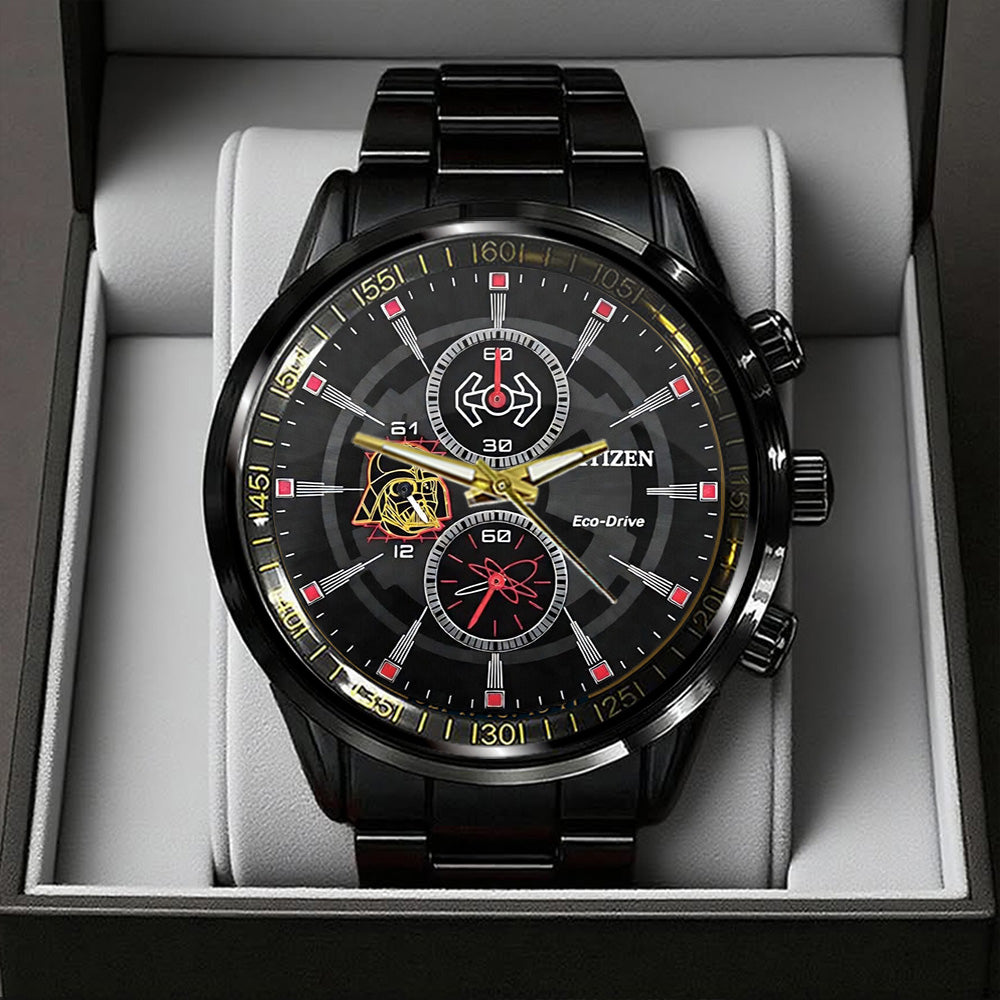 Star Wars x Darth Vader Black Stainless Steel Watch - GNE5720