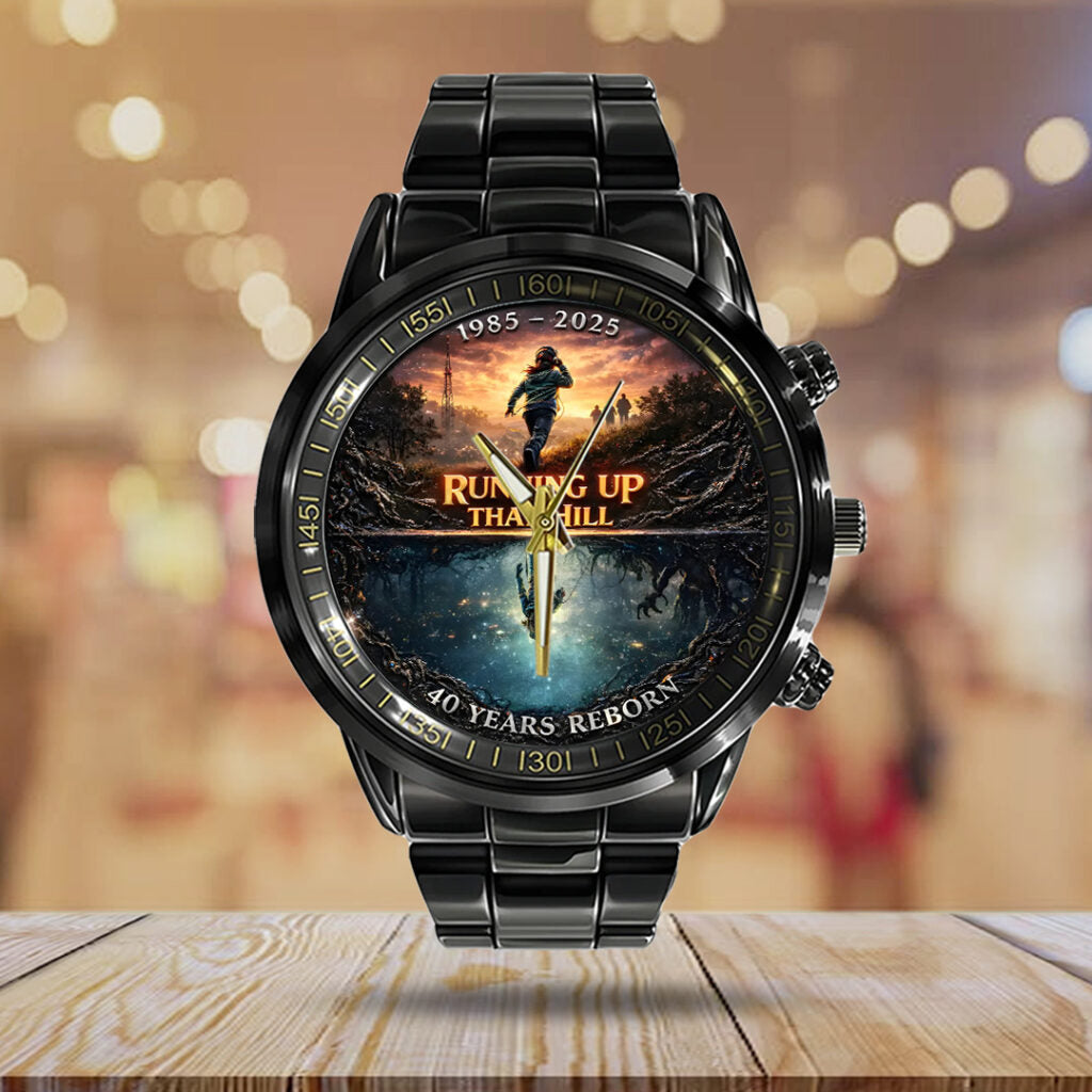 Stranger Things Black Stainless Steel Watch - TANTN19822