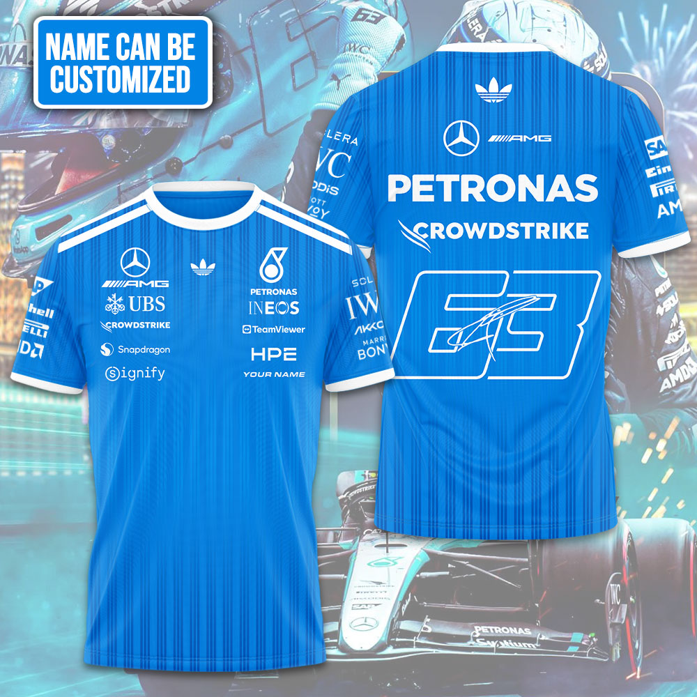 Personalized Mercedes AMG Petronas F1 Team 2026 3D Apparel – TMTHU6946
