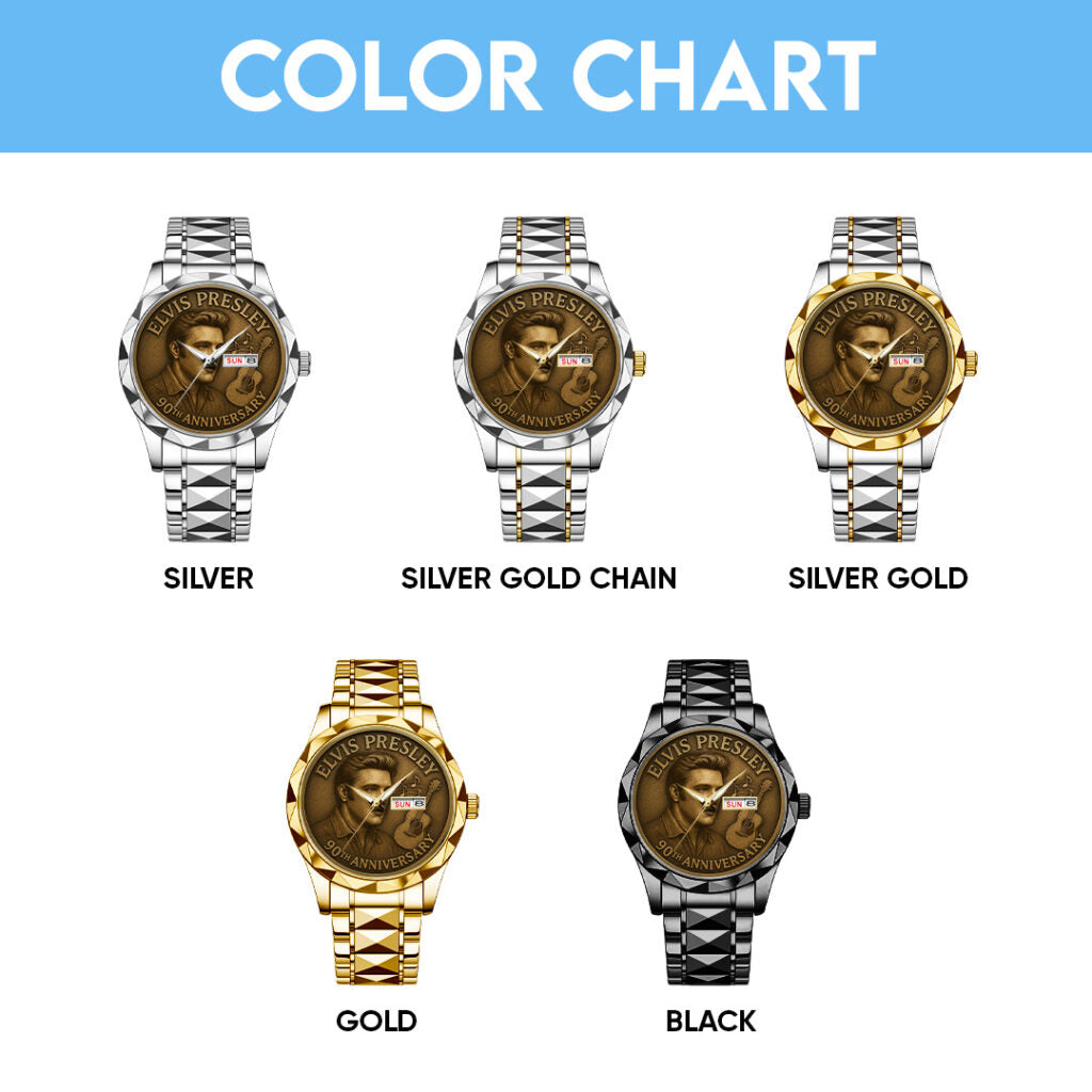 Elvis Presley Alloy Luxury Quartz Watch - TANTN 13717