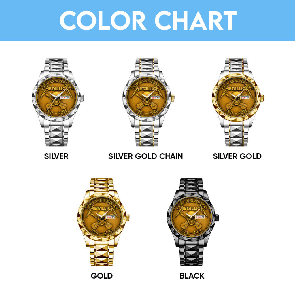 Metallica Alloy Luxury Quartz Watch - TANTN 14141
