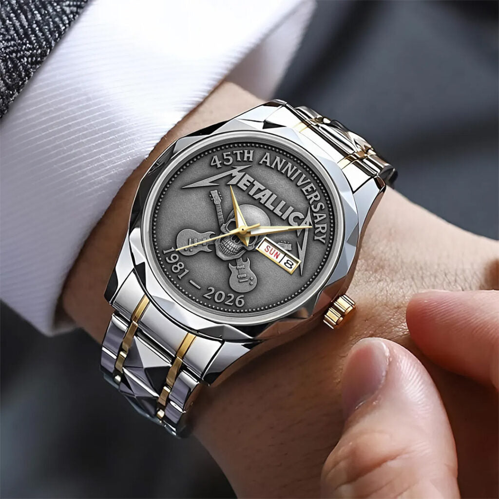 Metallica Alloy Luxury Quartz Watch - TANTN 14142