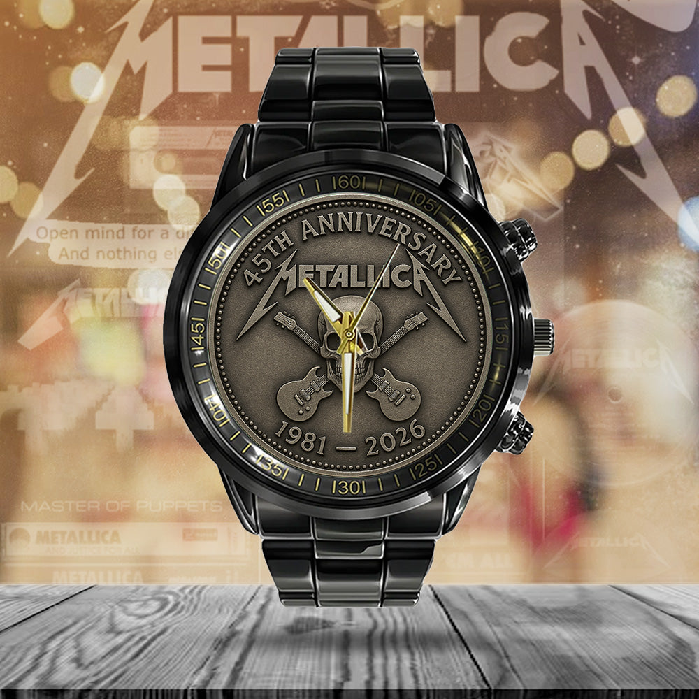 Metallica Black Stainless Steel Watch - TANTN 14143