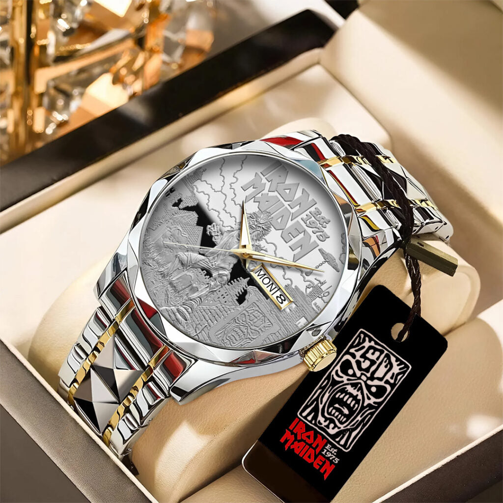 Iron Maiden Alloy Luxury Quartz Watch - TANTN 14335