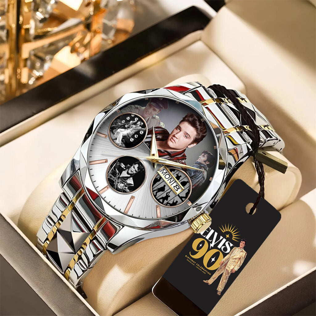 Elvis Presley Alloy Luxury Quartz Watch - TANTN 14498
