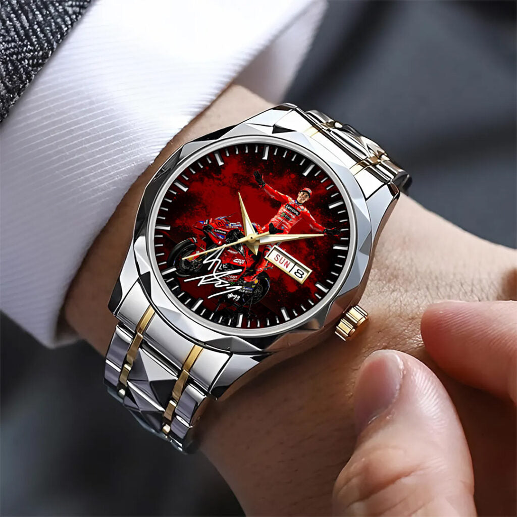 Ducati Lenovo Team x Marc Márquez Alloy Luxury Quartz Watch - TANTN 14509