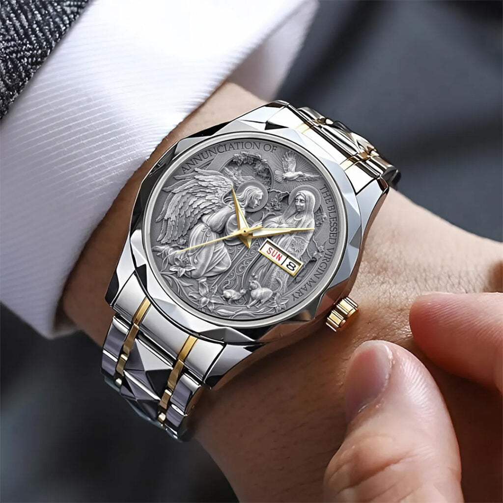 God Is Good Alloy Luxury Quartz Watch - TANTN 14582
