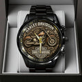 Harley Davidson Black Stainless Steel Watch - TANTN15870